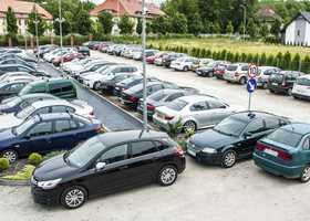 Zdjęcie parkingu Rondo przy lotnisku
