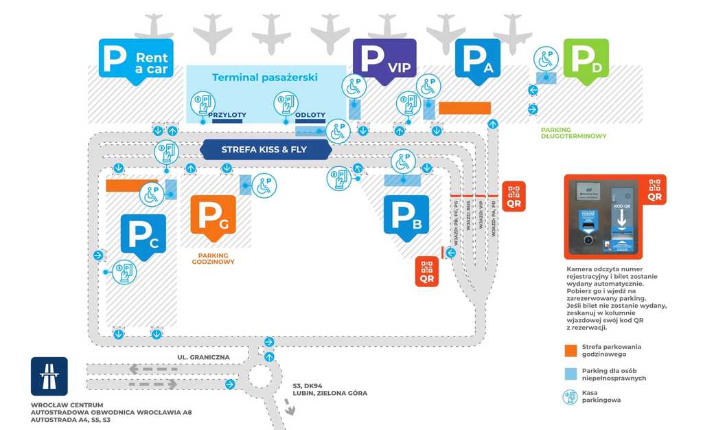 Zdjęcie mapy parkingów Wrocław Parking Lotnisko | Oficjalny Parking Lotnisko